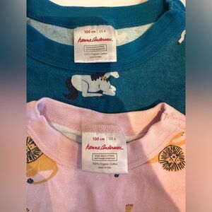 Bundle of 2 Hanna Andersson PJ size 4